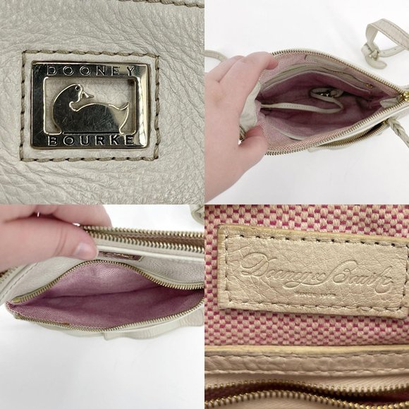 Vintage Dooney & Bourke White Leather Crossbody - Picture 7 of 12